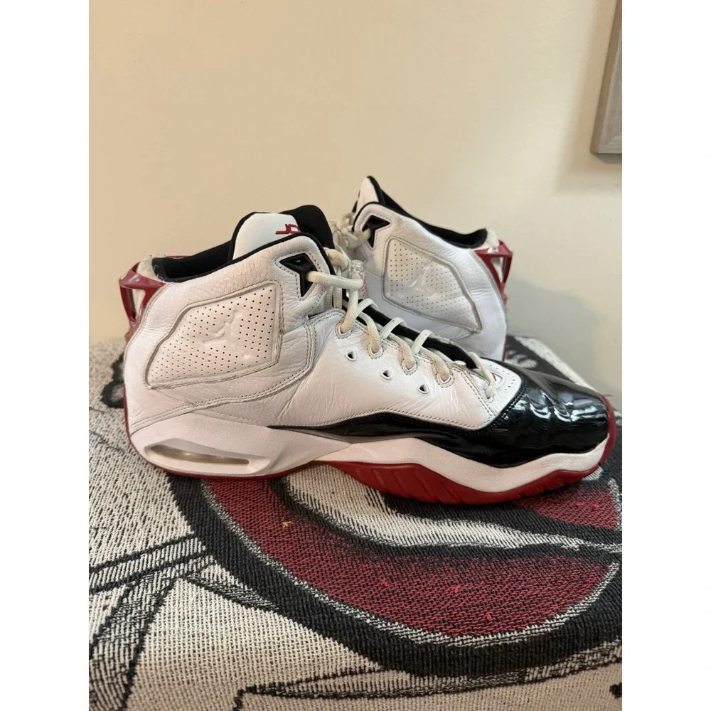 Nike Air Jordan B'Loyal Mens Size 14 White Black Red Basketball Shoes Sneakers